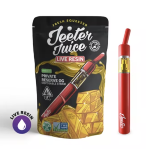Jeeter Juice Live Resin Disposable Straw | Private Reserve OG