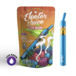 Jeeter Juice Live Resin Disposable Straw | Sour Berry